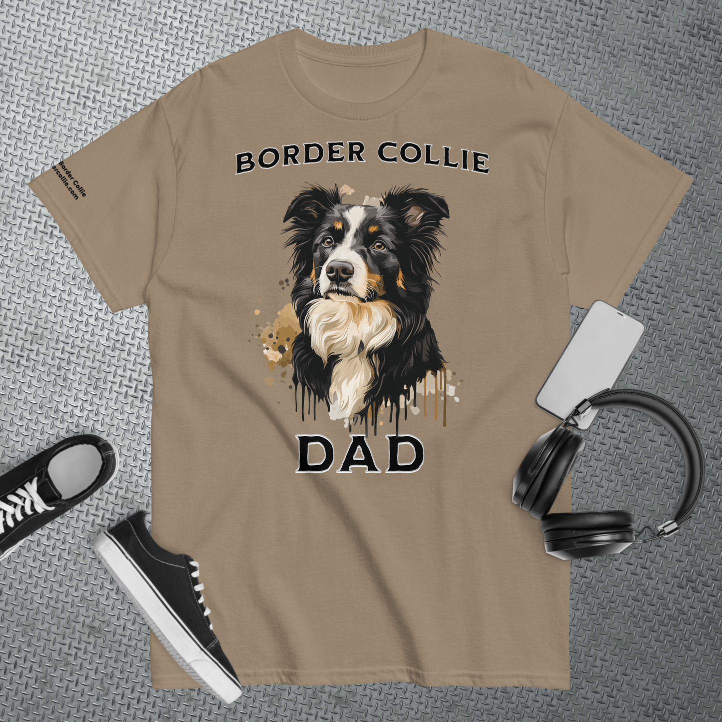 Border Collie Dad - Tri-color Dog - Unisex classic tee