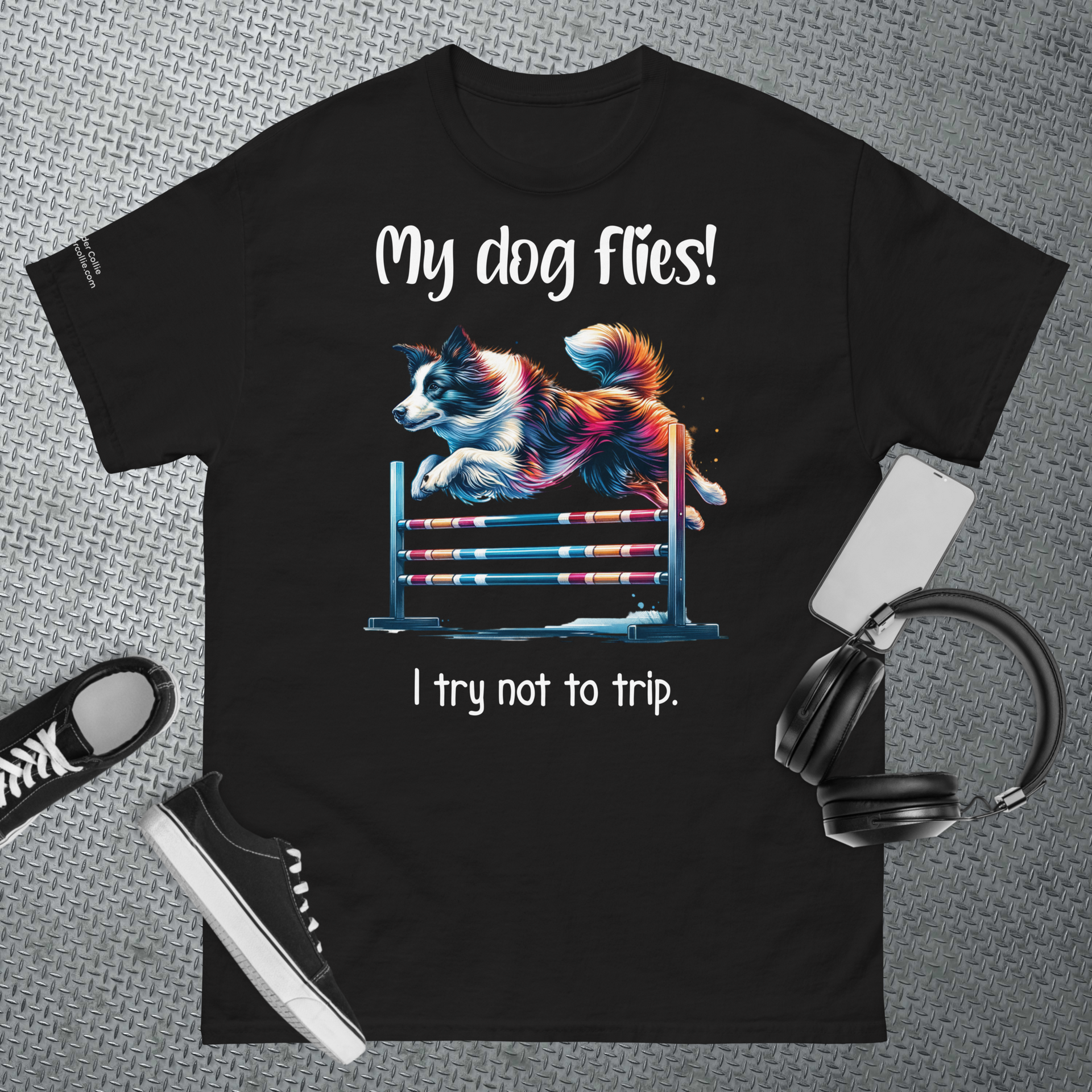 Yuuri DOG T-shirts M ダスティブルー 優里 沖縄 My Dog Flies! I Try Not To Trip - Unisex classic tee – The Nutty